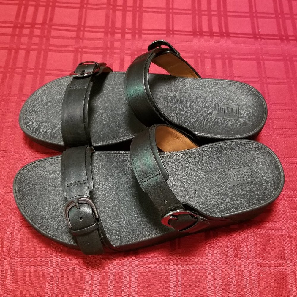 FITFLOP EDIT Black Leather 38 US 7